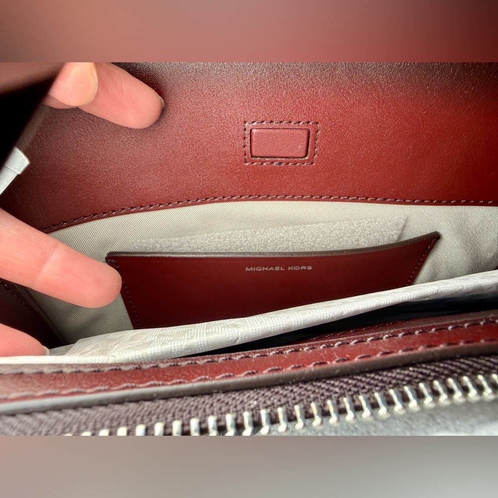Michael Kors Laila oxblood Satchel - Picture 7 of 13